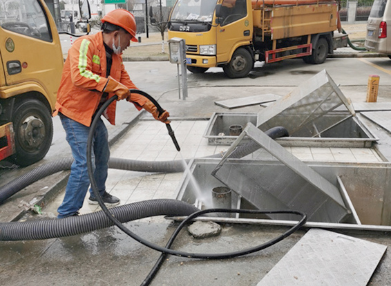 打安镇隔油池清理